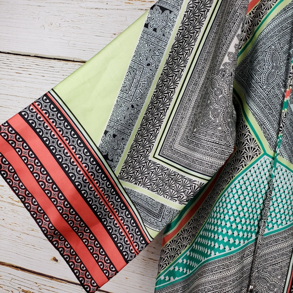 Calvin Klein Print Tunic Blouse - Picture 4 of 5